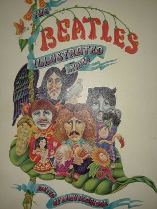 The Beatles Illustrated Lyrics (1969) Hardcover With Dust Jacket