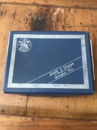 Vintage Smith & Wesson Box With Instructions Cleaning Tools And Receipt