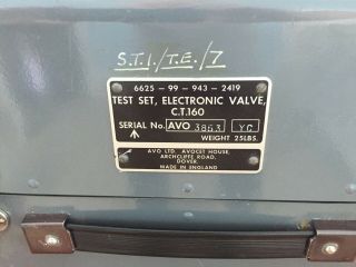 AVO CT 160 Tube Valve Tester 7