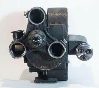 Rarest B&H Military Eyemo 71 35mm turret reflex movie camera 100 EXC, 2