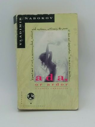 Ada,  Or Ardor: A Family Chronicle By Vladimir Nabokov (vintage Paperback • 1990)