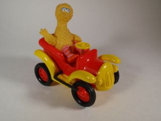 Vintage Tyco Sesame Street Big Bird Toy Car Jalopy Chitty Chitty Bang Bang