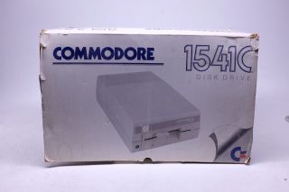 Vintage Commodore 1541c Disc Drive W/ Manuals & Floppies