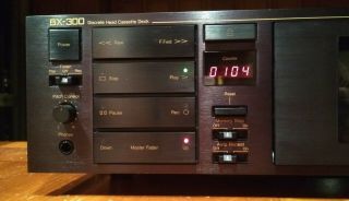 Nakamichi BX - 300,  3 head cassette deck,  serviced,  upgraded,  Nichicon MUSE/Elna caps. 2
