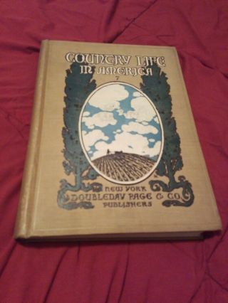 Vintage 1907 Country Life In America - Vol.  7 - Hc Bound Haskell Golf Ball Ad.
