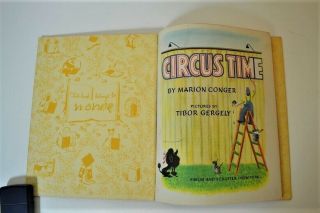 1948 Childrens CIRCUS TIME BOOK Little Golden Book 3