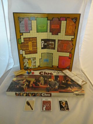 Clue Vintage 1972 Parker Brothers Detective Board Game 100 Complete 314