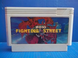 Rare Vintage Famiclone Street Fighter 2010 Old Chips Famicom Nes Cartridge