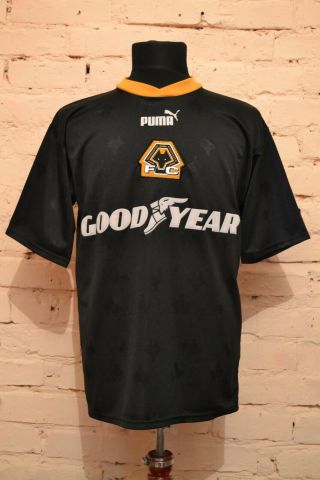 Vintage Wolverhampton Wanderers Football Tarining Shirt 1996/1997 Soccer Jersey