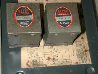 Altec Lansing Tbb 103 Western Electric 618b 6j7 348a Preamp Transformers [pair]