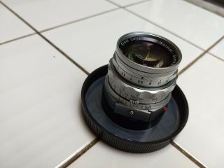 Leica 50mm F2 Summicron M Lens with Bubble Case - - 9