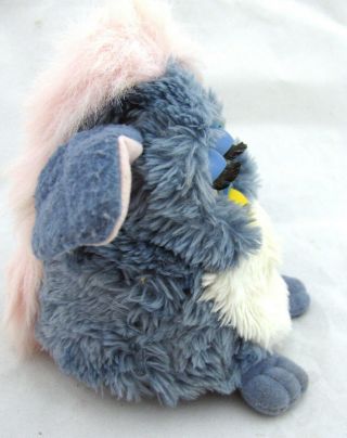 VTG Furby Baby Blue with Pink Hair 70 - 800 1998 Rare Color Tiger Electronic 5
