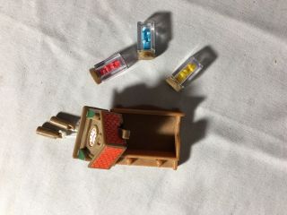 Calico critters/sylvanian families Vintage Spice Rack And Cuckoo Clock 3