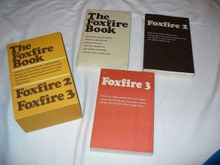 Vintage Foxfire Book Set 3 Books - 1,  2,  3 Survival - Cabin - Simple Living - Anchor