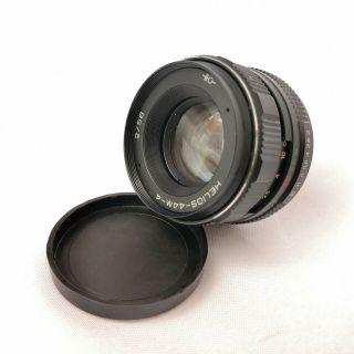Vintage Helios 44 - M4 2/58 F/2 Lens Optics For M42 Mount Zenit Camera Ussr