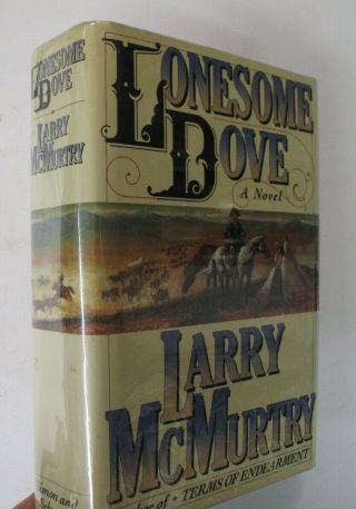 Western West Cowboys Lonesome Dove Larry Mcmurtry Signed & Tls Dj 1st Ed.  1985