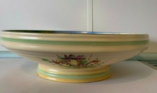 Royal Winton Grimwades Vintage Extra Large Crocus Bowl Hand Painted F.  Phillips 5