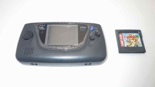 Retro (vintage) Sega Game Gear Console Black W/game K275