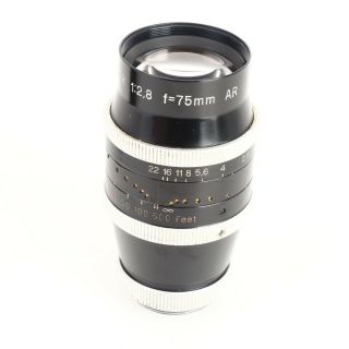 :Kern Paillard YVAR 75mm f2.  8 AR C Mount Cine Lens [EX,  ] 2