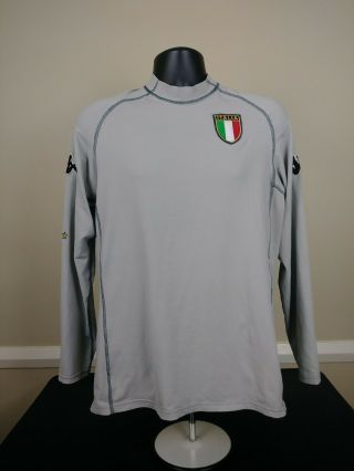 Vintage Kappa Italy Jersey Size 2xl Xxl Goal Keeper 2000 2001 2002