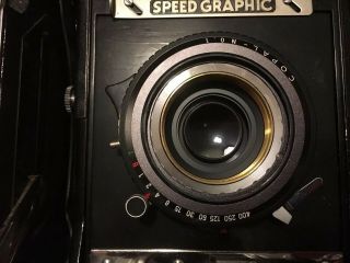 Speed Graphic 4C Camera 4x5 Schneider - Kreuznach Symmar 1:5.  6/150 Lens 4
