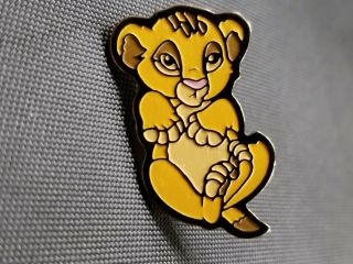 Vintage - Extremely Rare Lion King Pin - Baby Simba - Impossible To Find 1994
