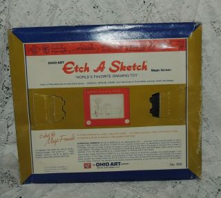 RARE Etch A Sketch Toy Ohio Art 505 VTG 1950’s w/ Box 4