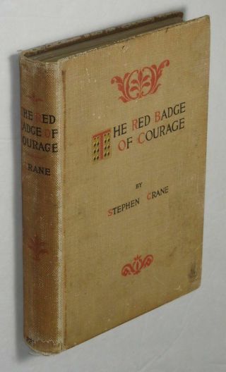 The Red Badge Of Courage Stephen Crane Appleton 1895 First Edition Second Issue