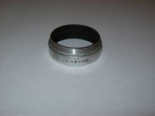 Vintage Gb B&h Screw In Lens Hood 34mm Made In England Mostly For Movie Lenses