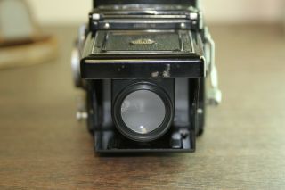 Minolta Autocord L twin lens reflex camera Rare built - in light meter 2