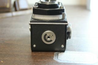 Minolta Autocord L twin lens reflex camera Rare built - in light meter 6