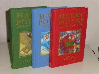 Full Set 1st Prints Harry Potter Deluxe Edition Prisoner Of Azkaban Bloomsbury 2