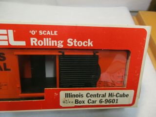 vintage Lionel Illinois Central Gulf Hi - Cube Box Car 6 - 9601 w Box in great shape 4