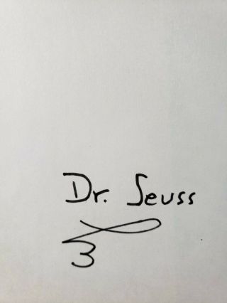 Signed DR.  SEUSS YOU ' RE ONLY OLD ONCE 1st Edition / 1st Printing HC 1986 3