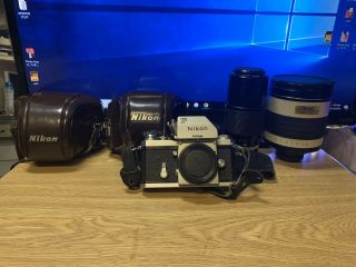 Nikon F Ftn Camera Plus Kenko 800mm Mirror Lens And Alot More