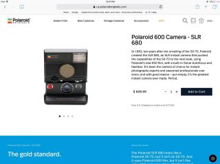 Polaroid SLR 680 AutoFocus Instant Camera - Fully Tested&Working - - 12