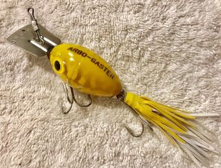 Fishing Lure Fred Arbogast Arbo Gaster Luminous Yellow Coach Dog Tackle Bait