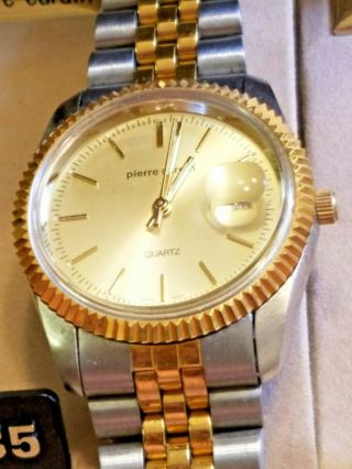 Vintage Pierre Cardin By Le Jour.  Swiss Made Quartz Wrist Watch W/ Box