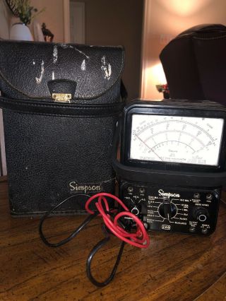 Simpson Model 260 Series Tester With Leather Case