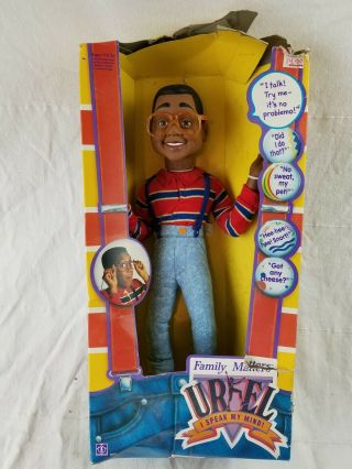 Vintage Talking Steve Urkel Doll 1991 Hasbro Toys Family Matters Tv Show Boxed