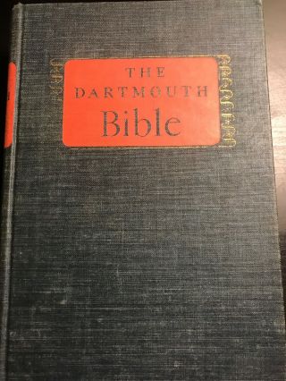 The Dartmouth College Bible (1958) Rare Abridgment To The King James Version