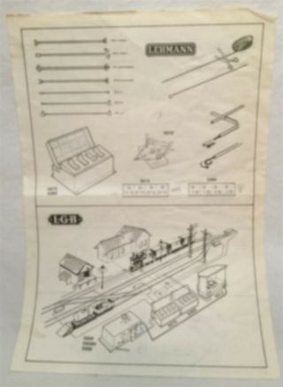 G - Scale Train Garden Railway: Lgb Wiring Instructions Diagram - Vintage - 1970 