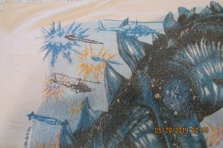 Godzilla 1998 Toho Ltd.  Beach Towel or Bath Wall Hanging Rare Vintage Find 5