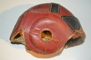 Vintage 1950s Hutch H - 8 Leather Football Helmet