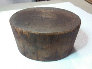 Awesome Vintage Hat Mold Great Patina Size 6 1/4 Or 6 3/4??.  Awesome