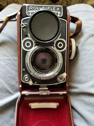 Rollei Rolleiflex 2.  8c Medium Format Tlr Camera W/80mm F2.  8 Xenotar Lens 2.  8 354