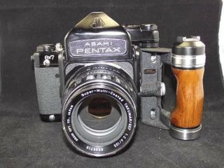 Asahi Pentax 6x7 67 Medium Format Camera TTL Mirror Up 105mm 2.  4 Lens - Near 2
