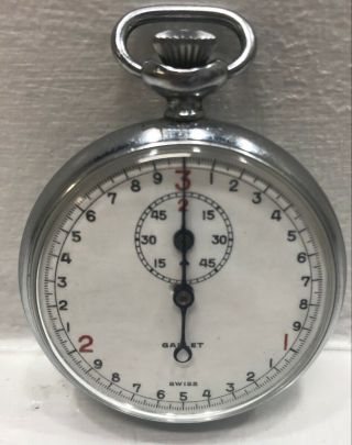 Gallet & Co Swiss Made Jules Racine Vintage Mechanical Wind Up Stopwatch