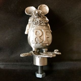 Old Skool Vintage Rat Fink Rare /hood Ornament /mascot /rat Rod Hot Rod/ Bike