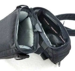 Vintage Tamrac Black Nylon Camera Long Lens Storage Case Bag Shoulder Strap 3